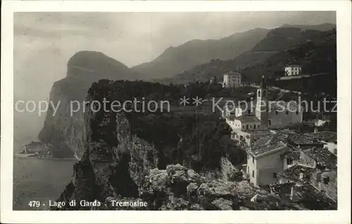 Tremosine Lago di Garda Gesamtansicht  Kat. Italien