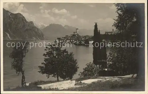 Malcesine Lago di Garda Teilansicht  Kat. Malcesine