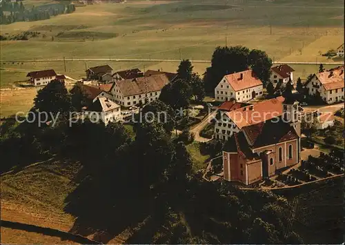 Wildsteig Gasthof Zur Post Fliegeraufnahme Kat. Wildsteig