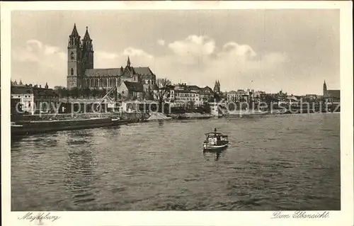 Magdeburg Dom Elbe Kat. Magdeburg