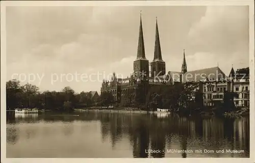 Luebeck Muehlenteich Dom Museum Kat. Luebeck