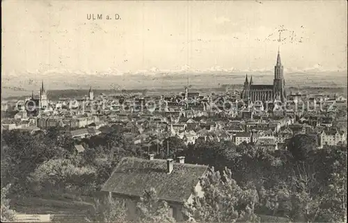 Ulm Donau Muenster Panorama Kat. Ulm