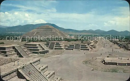 San Juan Teotihuacan Plaza de la Luna Calzada Pyramide  Kat. Mexiko