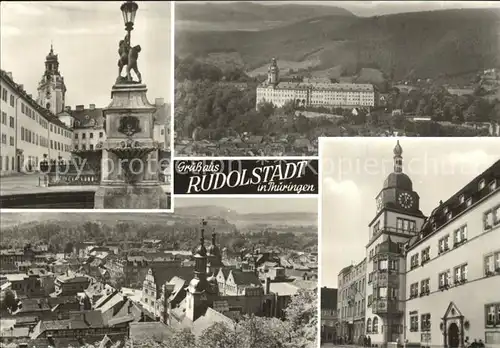 Rudolstadt Heidecksburg Denkmal Luftaufnahme Kat. Rudolstadt