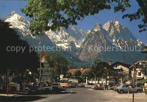 Garmisch Partenkirchen Marienplatz Spielbank Zugspitzgruppe Kat. Garmisch Partenkirchen