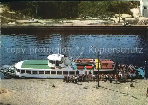 Kolobrzeg Polen Faehrschiff Dorota Kat. Kolberg Pommern