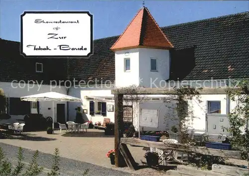 Rothersdorf Showrestaurant Zur Tabak Baude Kat. Bennewitz