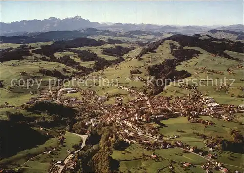 Heiden AR Fliegeraufnahme ueber Bodensee Kat. Heiden