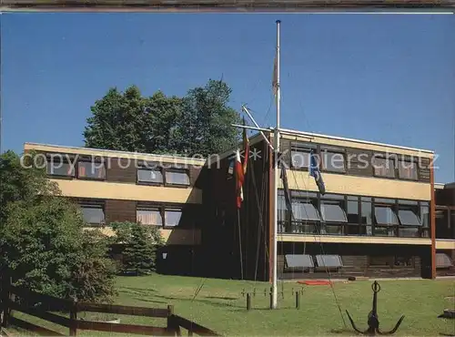 Ratzeburg CVJM Freizeit und Segelzentrum Hafen Gastraeume Segelboote Kat. Ratzeburg