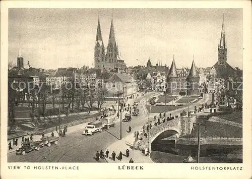 Luebeck Holstentorplatz Kat. Luebeck