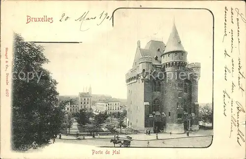 Bruxelles Bruessel Porte de Hal Kat. 