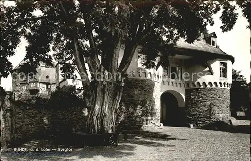 Runkel Lahn Burgtor Kat. Runkel