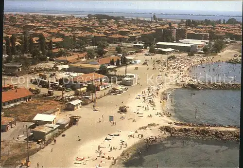 Pomorie Fliegeraufnahme Strandpartie /  /