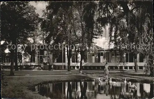 Bad Hersfeld Neues Badehaus mit Teich Kat. Bad Hersfeld