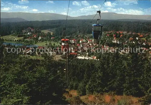 Hahnenklee Bockswiese Harz Kabinenseilbahn Bocksberg  Kat. Goslar