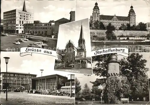 Aschaffenburg Main Schloss Herstallturm Kat. Aschaffenburg