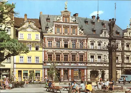 Erfurt Fischmarkt mit Roland Gildehaus Kat. Erfurt