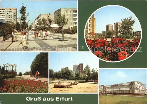 Eisenach Thueringen Zoopark Wohngebiet Rieth Kat. Eisenach