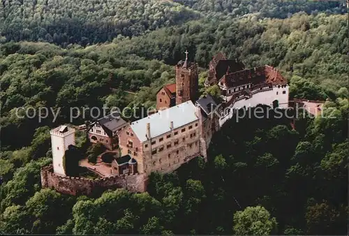 Wartburg Eisenach Luftaufnahme Kat. Eisenach