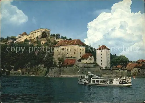 Passau Donaupartie Ober  und Niederhaus Kat. Passau