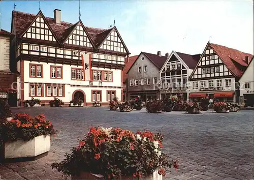 Blomberg Lippe Marktplatz Rathaus Kat. Blomberg