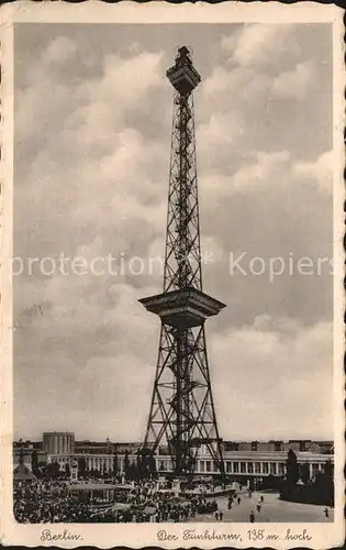 Berlin Funkturm Kat. Berlin