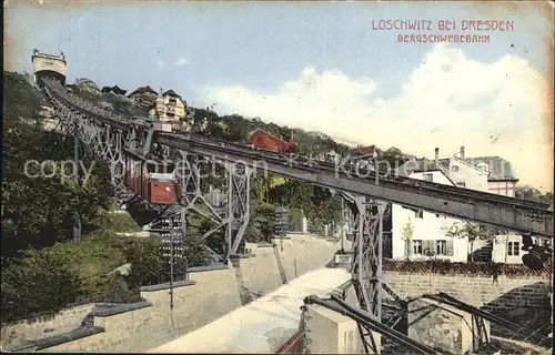 Loschwitz Bergschwebebahn Kat. Dresden