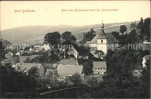 Bad Gottleuba Berggiesshuebel Tennenbusch mit Panoramahoehe Kat. Bad Gottleuba Berggiesshuebel