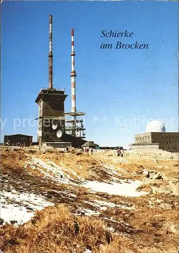 Schierke Harz Brocken Kat. Schierke Brocken