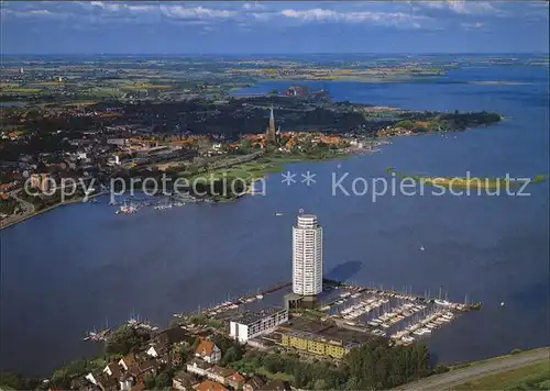 Schleswig Holstein Fliegeraufnahme Wikingturmrestaurant Cafe Kat. Schleswig