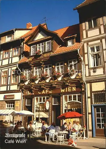 Wernigerode Harz Cafe Wien Kat. Wernigerode