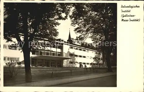 Bad Oeynhausen Balneologisches Institut Gollwitzer Meier Kat. Bad Oeynhausen