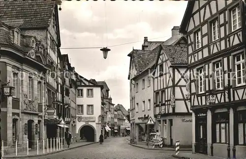 Ahrweiler Ahr Markt Blick zur Niederhutstrasse Kat. Bad Neuenahr Ahrweiler