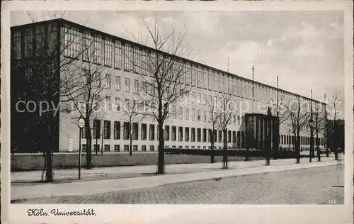 Koeln Rhein Universitaet Kat. Koeln