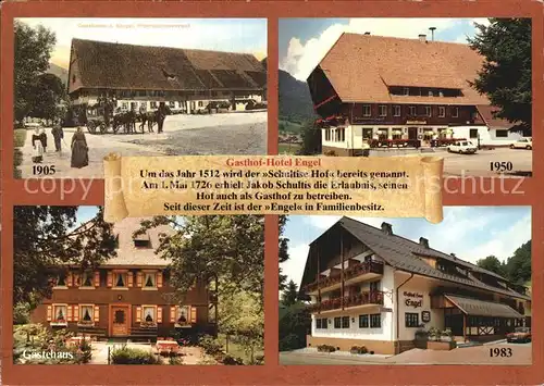 Simonswald Gasthof Hotel Engel Kat. Simonswald