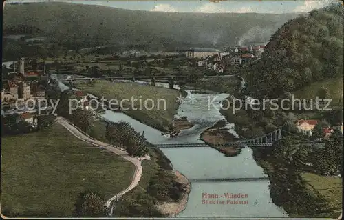 Hann. Muenden Blick ins Fuldatal Kat. Hann. Muenden