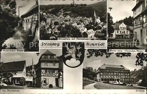 Stromberg Hunsrueck Kurhaus Marktplatz Deutscher Michel Kat. Stromberg