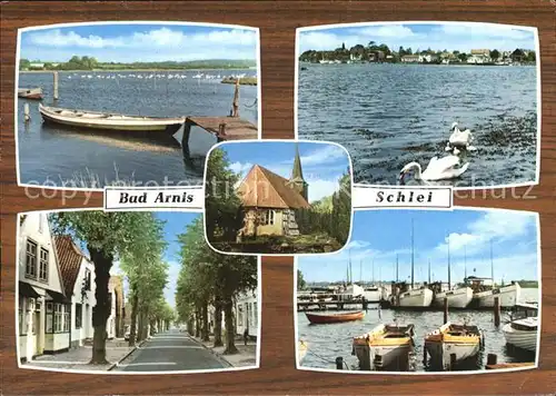 Bad Arnis Schlei Hafen Steg  Kat. Arnis