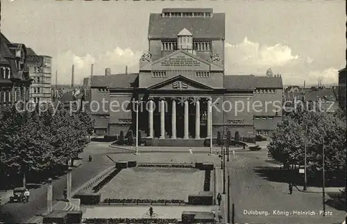 Duisburg Ruhr Koenig Heinrich Platz Kat. Duisburg