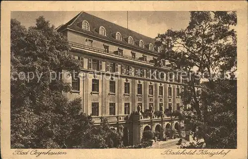 Bad Oeynhausen Badehotel Koenigshof Kat. Bad Oeynhausen