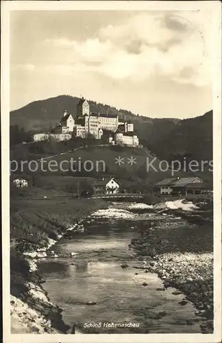 Hohenaschau Chiemgau Schloss Kat. Aschau i.Chiemgau