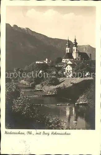 Niederaschau Chiemgau Burg Hohenaschau Kat. Aschau i.Chiemgau