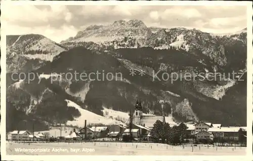 Aschau Chiemgau Wintersportplatz Hochries Geigelstein Kampenwand Kat. Aschau i.Chiemgau