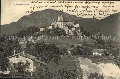 Hohenaschau Chiemgau Schloss Kat. Aschau i.Chiemgau