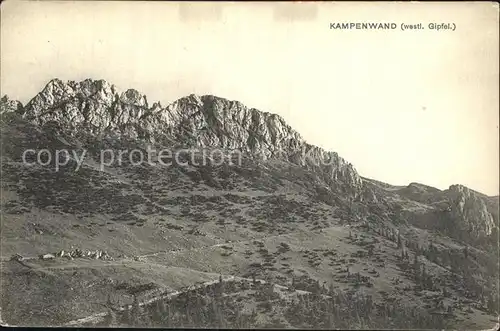 Kampenwand Chiemgau Gipfel Kat. Aschau i.Chiemgau