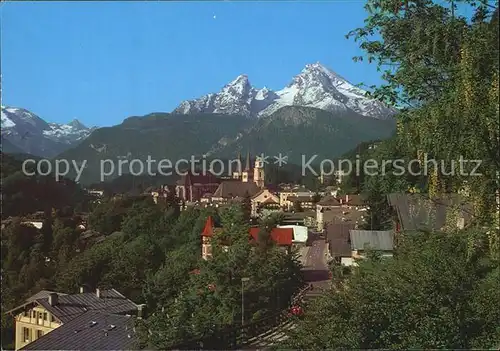 Berchtesgaden mit Watzmann Kat. Berchtesgaden