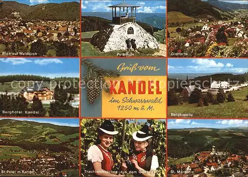 Kandel Breisgau Pyramiden Glottertal Bergkapelle Tracht St. Maergen St.Peter Waldkirch