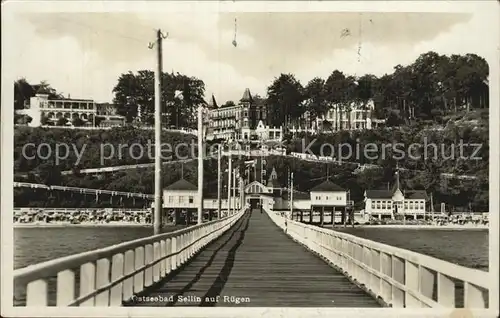 Sellin Ruegen Seebruecke Kat. Sellin Ostseebad