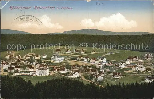 Hahnenklee Bockswiese Harz Gesamtansicht  Kat. Goslar