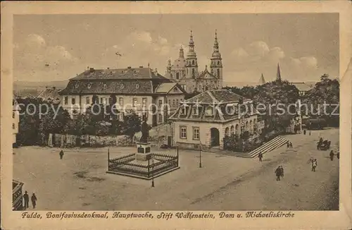 Fulda Bonifatiusdenkmal Hauptwache Dom Kat. Fulda